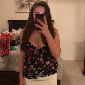 Sheer Floral Tank